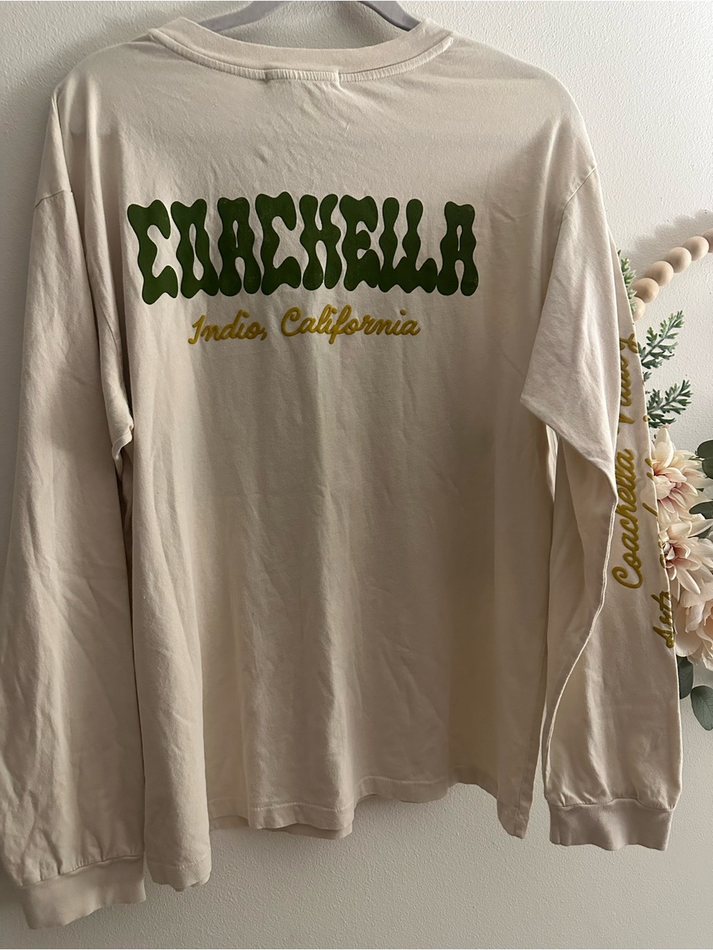 NWT Daydreamer Crew Neck Coachella Long Sleeve Shirt, M - Picture 7 of 13